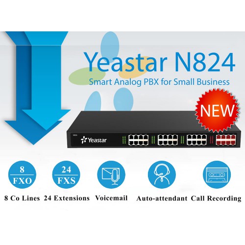 Sự khác nhau giữa Tổng đài Yeastar N824 và Tổng đài panasonic TES824 Sự khác nhau giữa Tổng đài Yeastar N824 và Tổng đài panasonic TES824