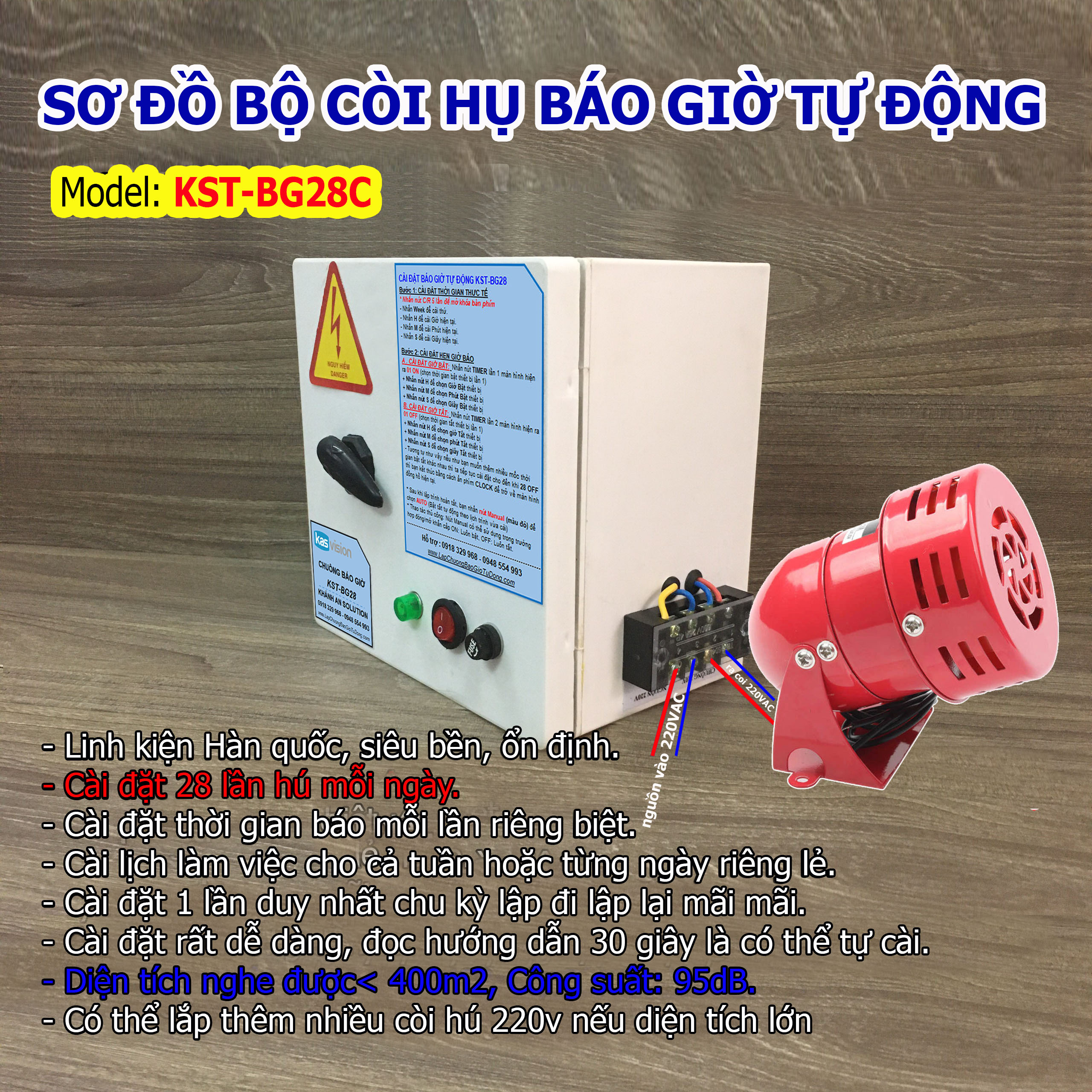 Báo giá còi hụ reng reng