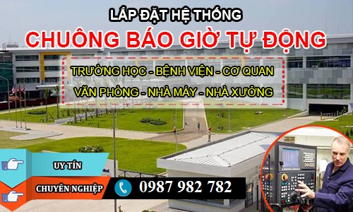 Lắp chuông báo giờ làm việc tự động tại TPHCM