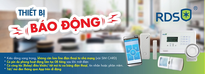Hệ thống báo động chống trộm cao cấp RDS