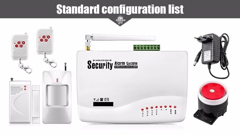 Hệ thống báo trộm không dây GUARDSMAN GS-3500 Hệ thống báo trộm không dây GUARDSMAN GS-3500