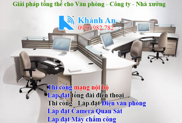 lắp đặt hệ thống điện cho văn phòng, gia đình, nhà ở