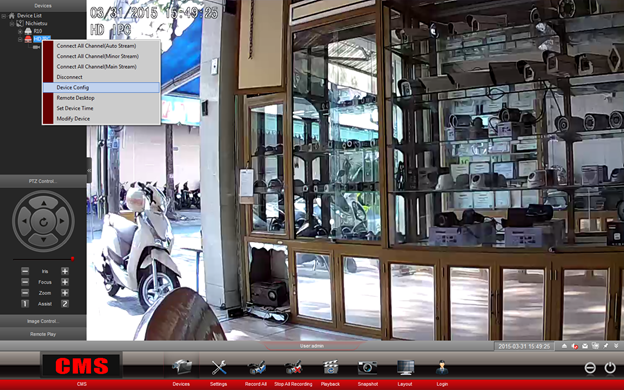 phần mềm cms xem camera