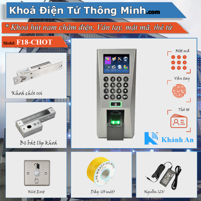 Máy chấm công vân tay kiểm soát ra vào Máy chấm công vân tay kiểm soát ra vào